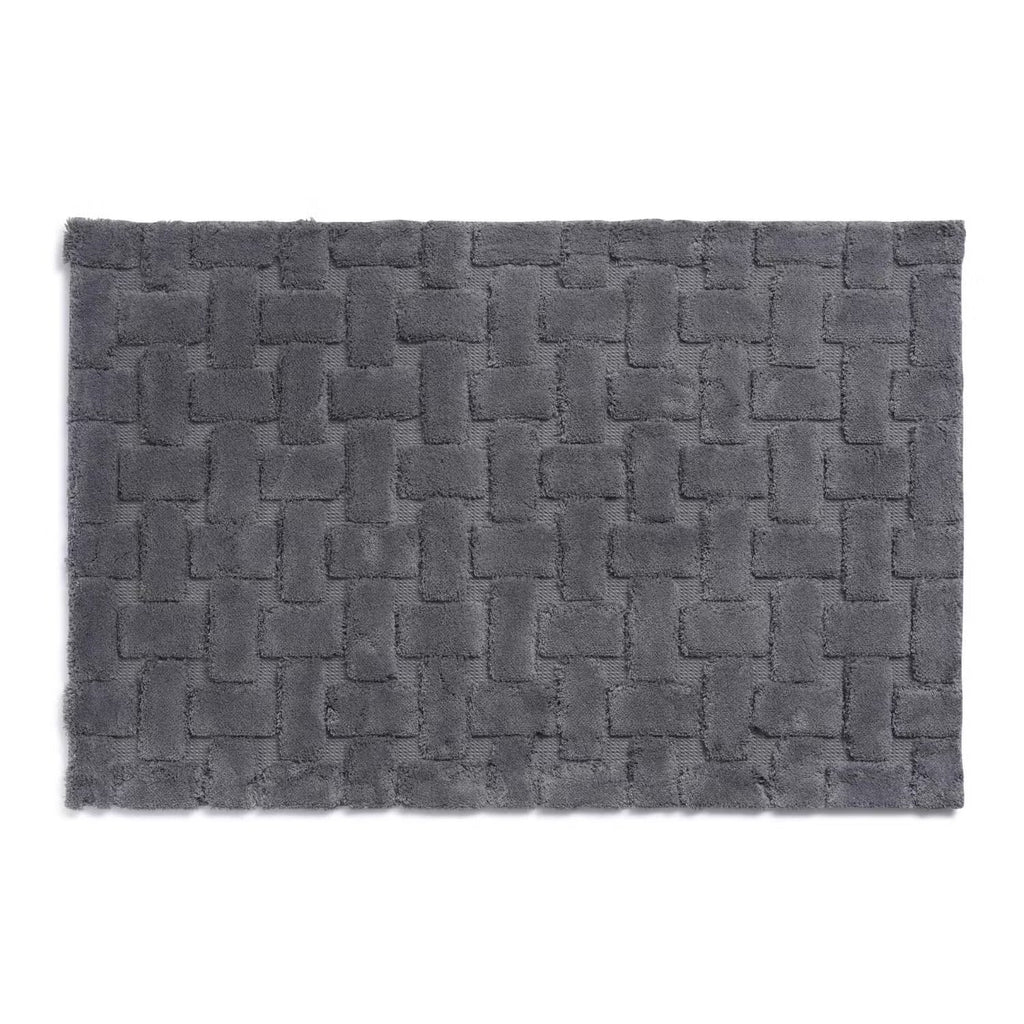 Jacquard Bathmat, 70x120 cm, Dark Grey