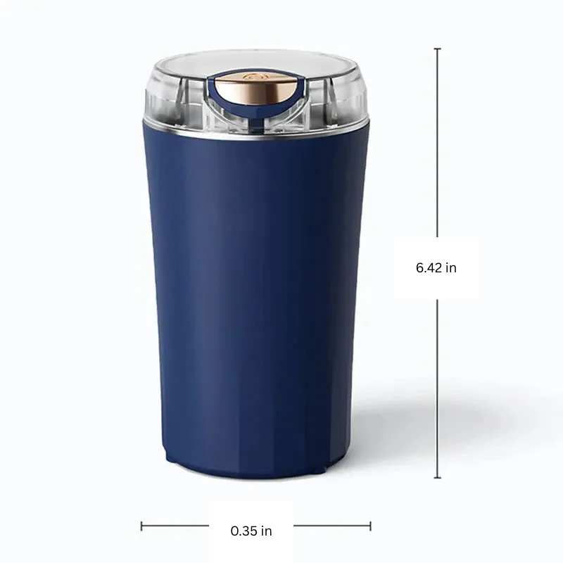 Electric Mini Grinder with Stainless Steel Blades, 50–60g Capacity