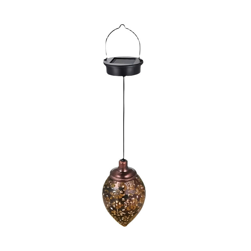 Solar Powered Water Drop Light for Garden Decoration and Environment
