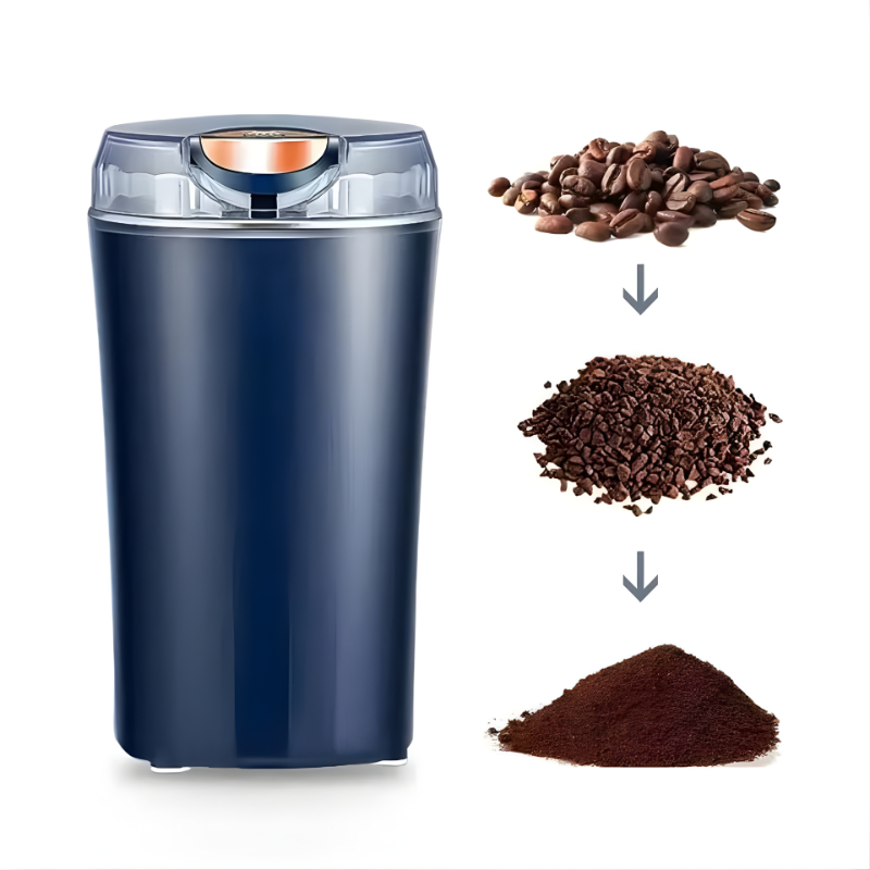 Electric Mini Grinder with Stainless Steel Blades, 50–60g Capacity