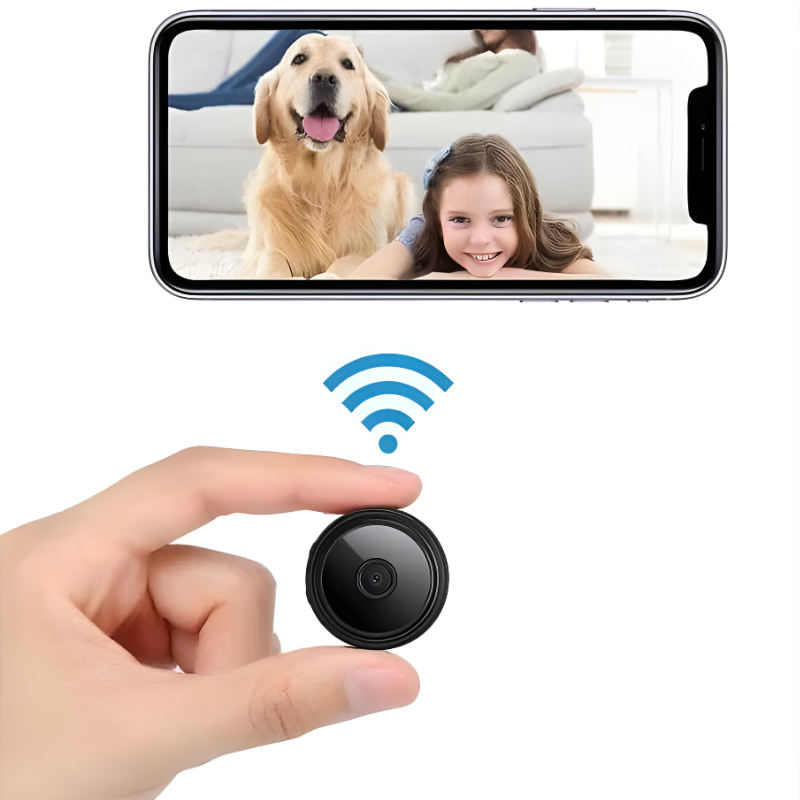Mini Wireless Magnetic Camera with Audio and Video Live Feed