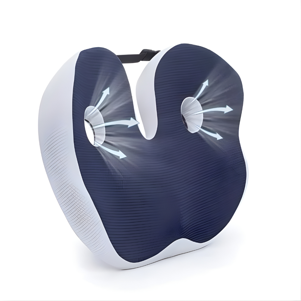 Adjustable Memory Foam Sit Bone Relief Seat Cushion