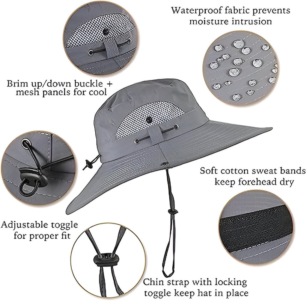 Lightweight Breathable Sun Hat for Men