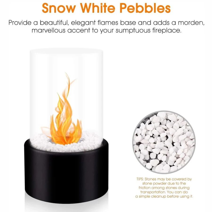 Mini Portable Glass Tabletop Fireplace