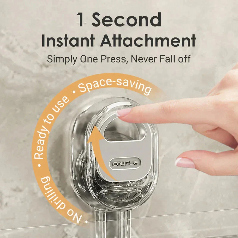 Suction Cup Storage Rack for Bathroom Essentials