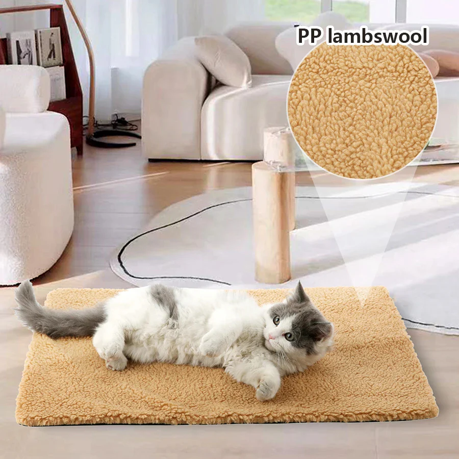 Cat Heating Pad and Dog Warming Pad, Non-Electric & Washable