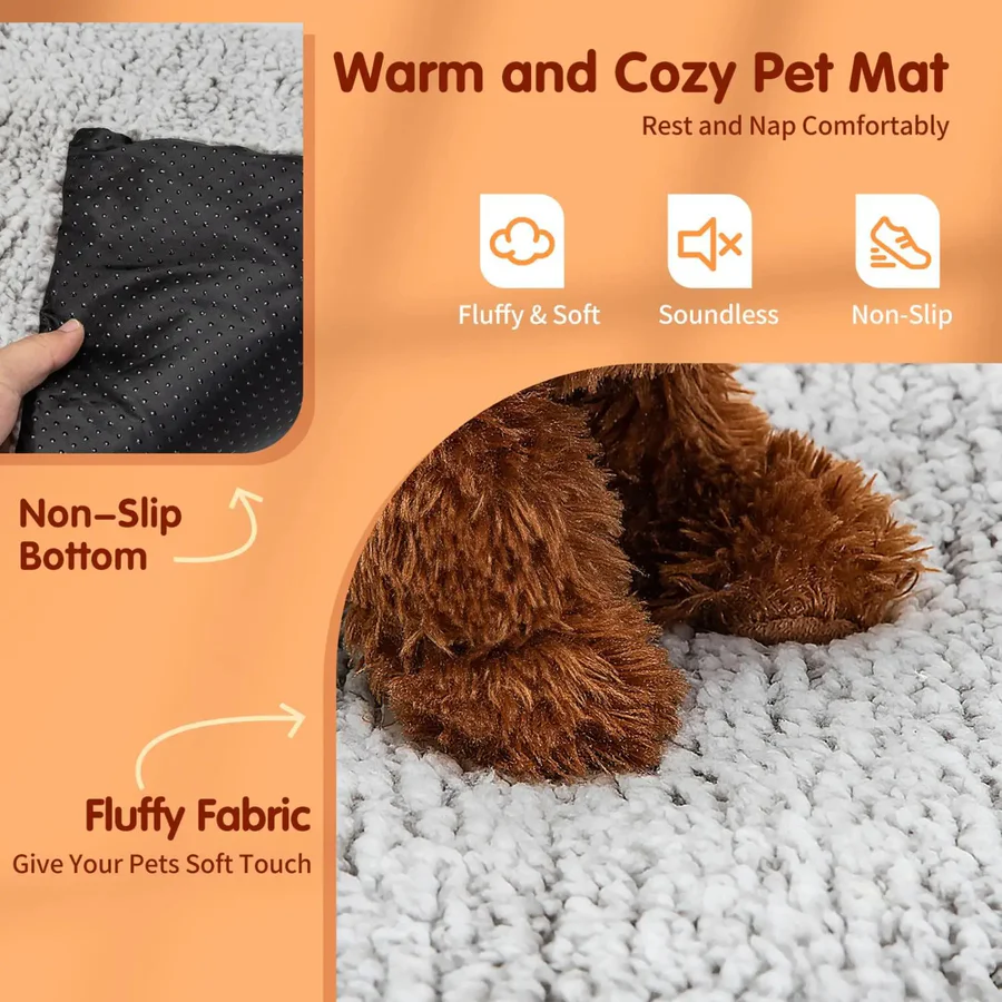 Cat Heating Pad and Dog Warming Pad, Non-Electric & Washable