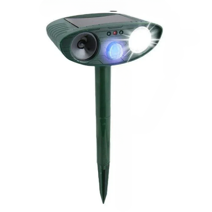 Solar Powered Ultrasonic Chipmunk Repeller