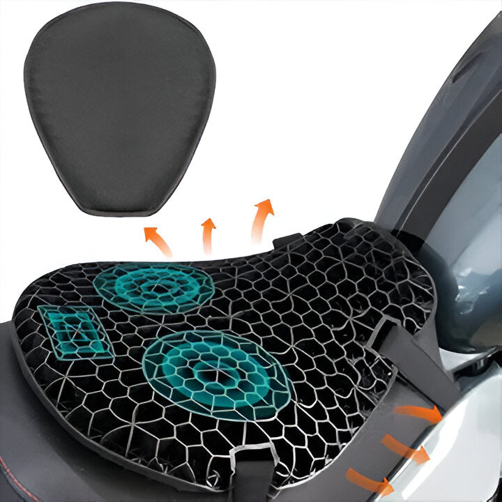 Motorcycle Gel Seat Pad for Long Distance Rides
