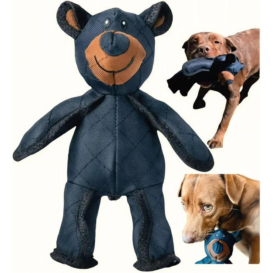 Chew Resistant Interactive Bear Dog Toys for Heavy Chewers