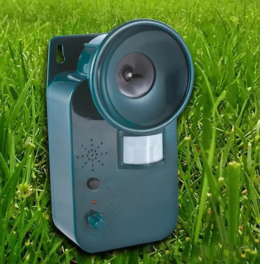 5000sqft 9v Dc Ultra Sonic Cordless Pest Animal Repeller Outdoor Safely Repel Various Animal