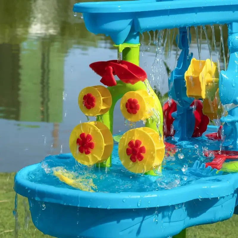 3 in 1 Outdoor Sand and Water Table for Kids