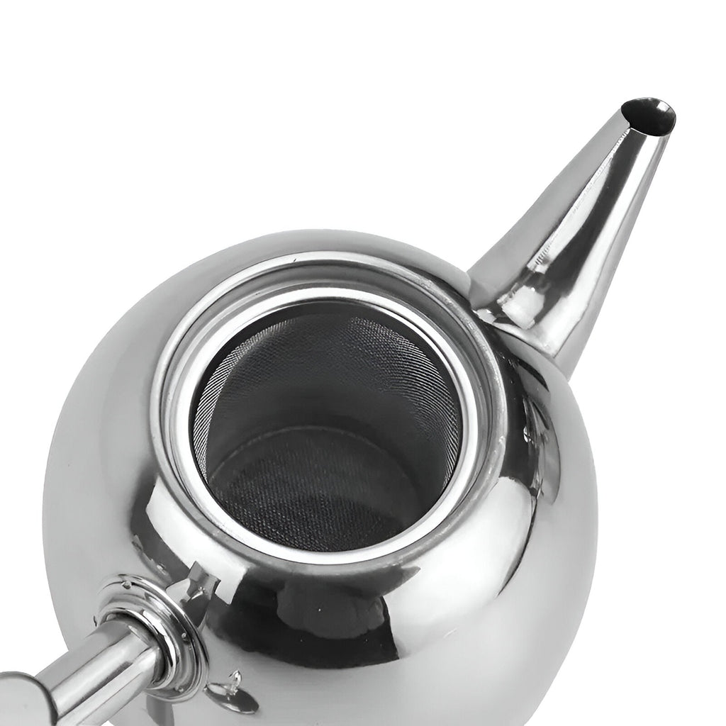 Elegant Stainless Steel Teapot