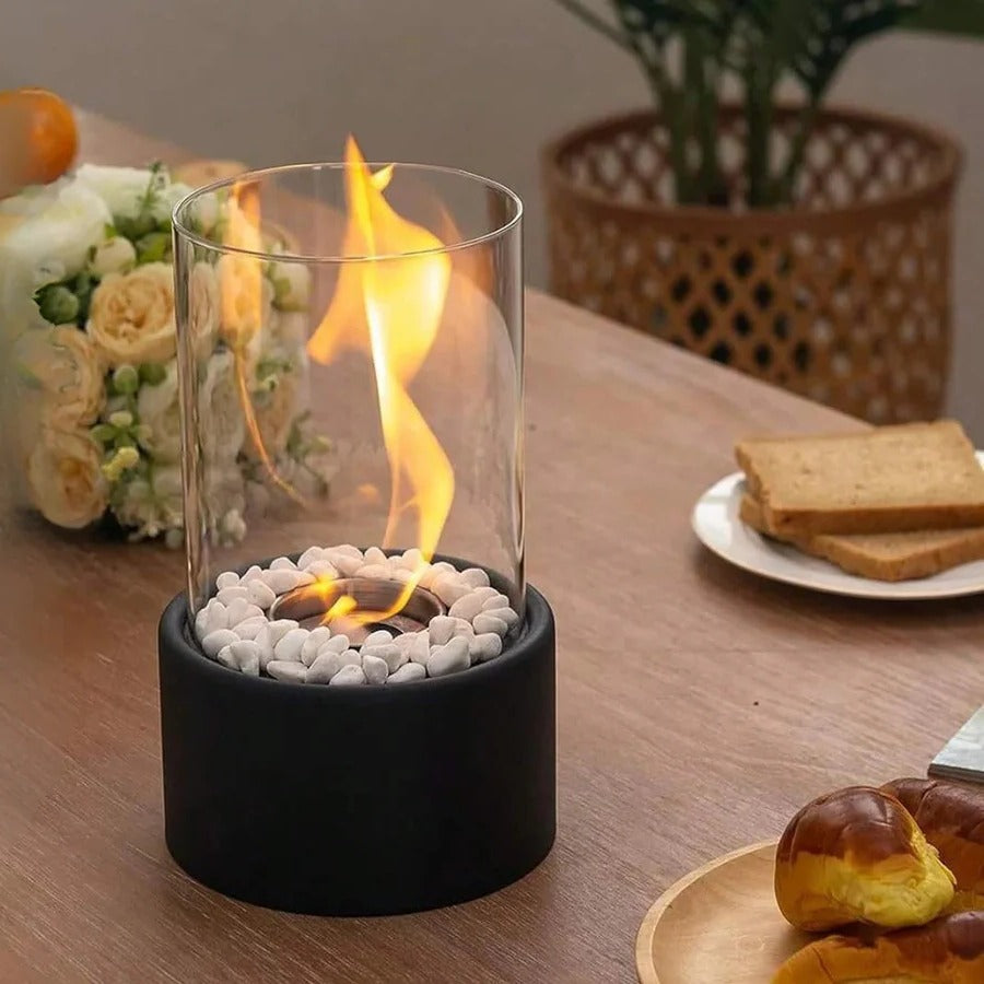 Mini Portable Glass Tabletop Fireplace