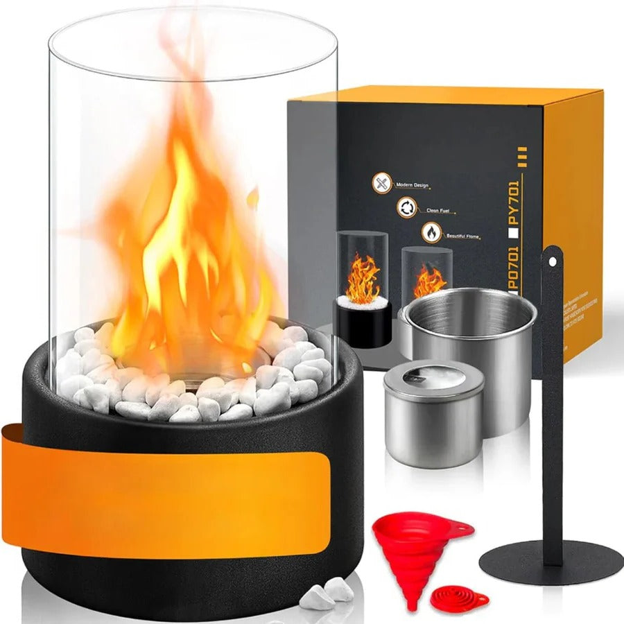Mini Portable Glass Tabletop Fireplace