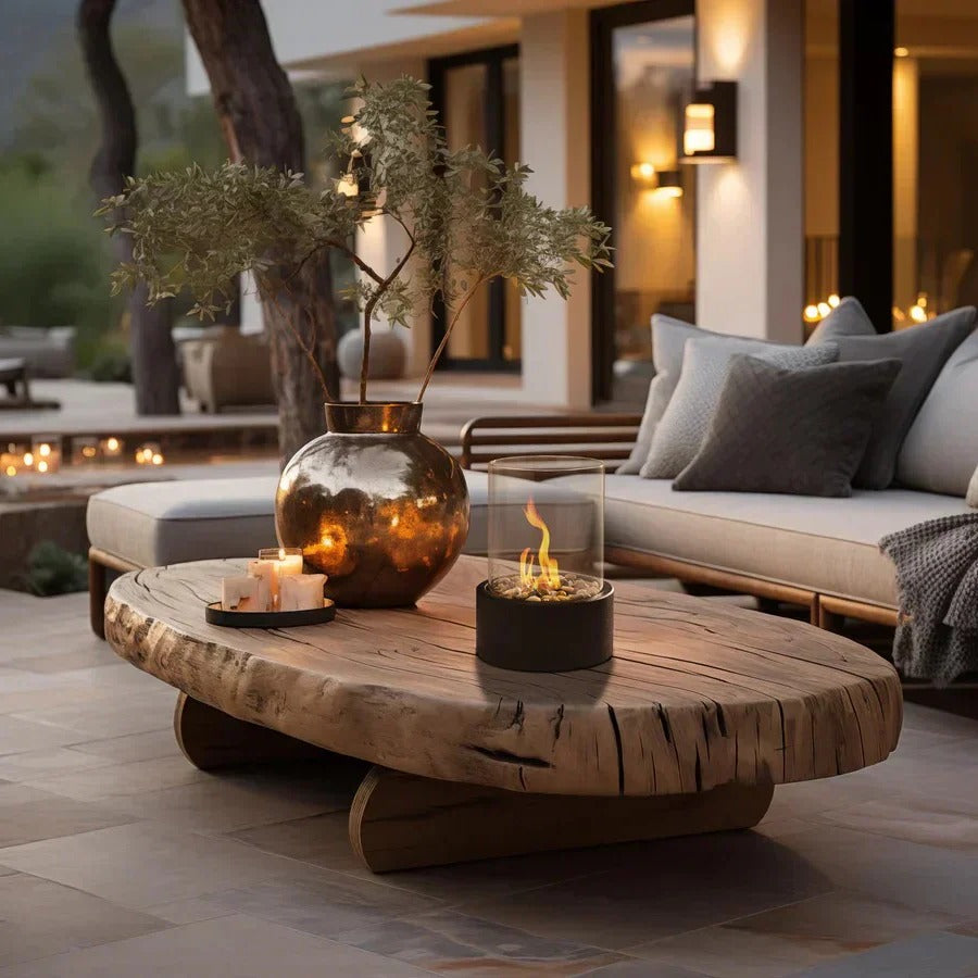 Mini Portable Glass Tabletop Fireplace