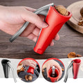 Stainless Steel Nutcracker Tool with Non-Slip Handles