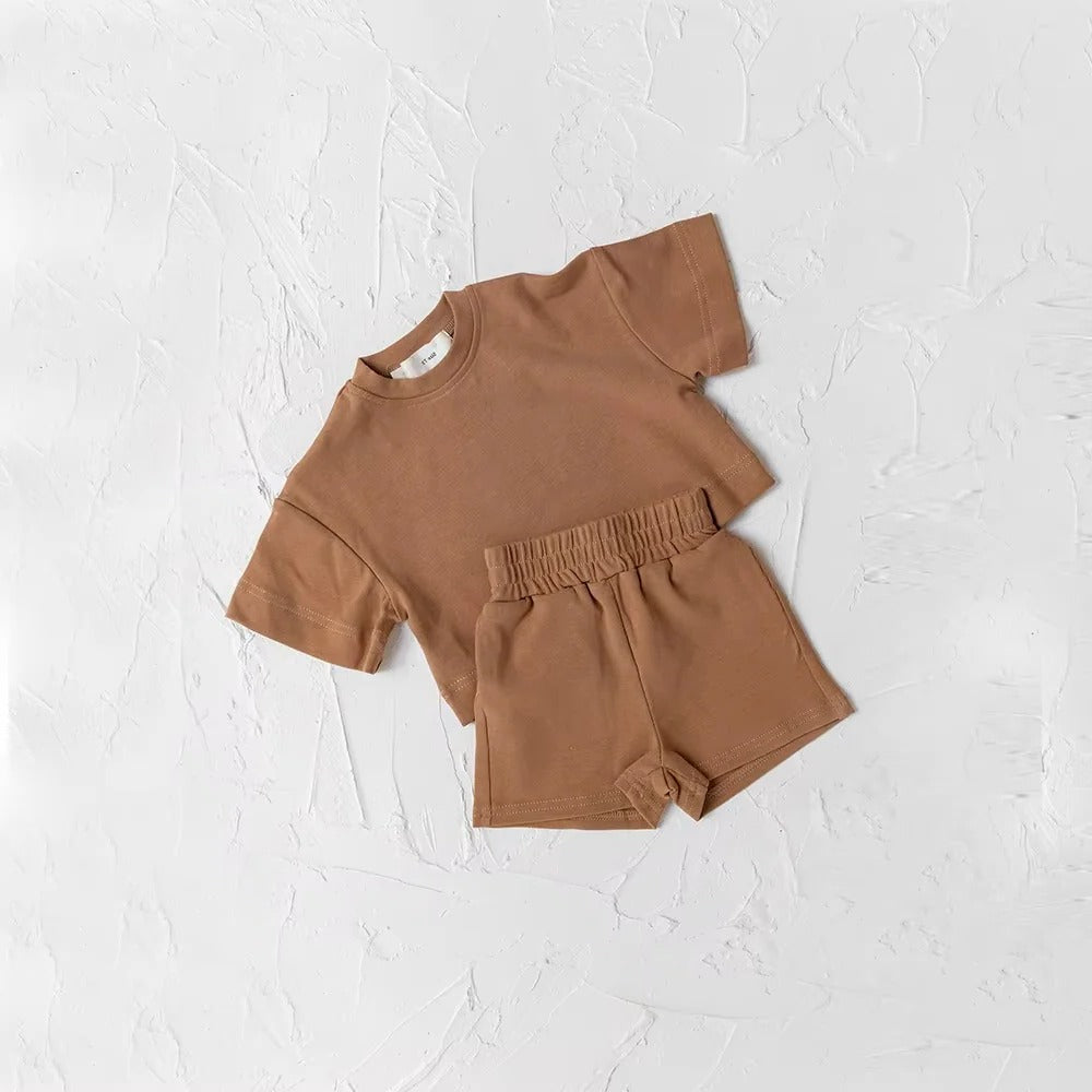 Kids Summer Outfit – Set of 2, T-Shirt and Shorts