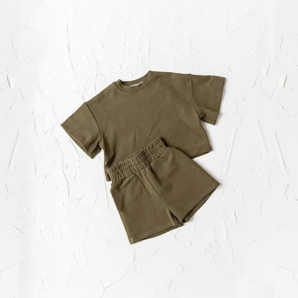 Kids Summer Outfit – Set of 2, T-Shirt and Shorts