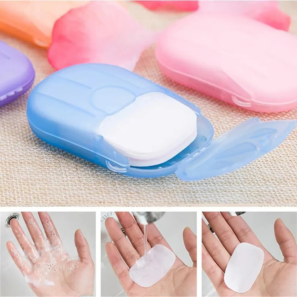Pocket Soap Paper Sheets for Travel, Hiking & Camping