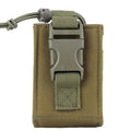 Durable 600D MOLLE Radio Holder Tactical Waist Carry Walkie Talkie Pouch