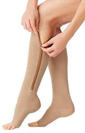 Easy Wear Zipper Compression Socks, 20-30 mmHg Firm Support