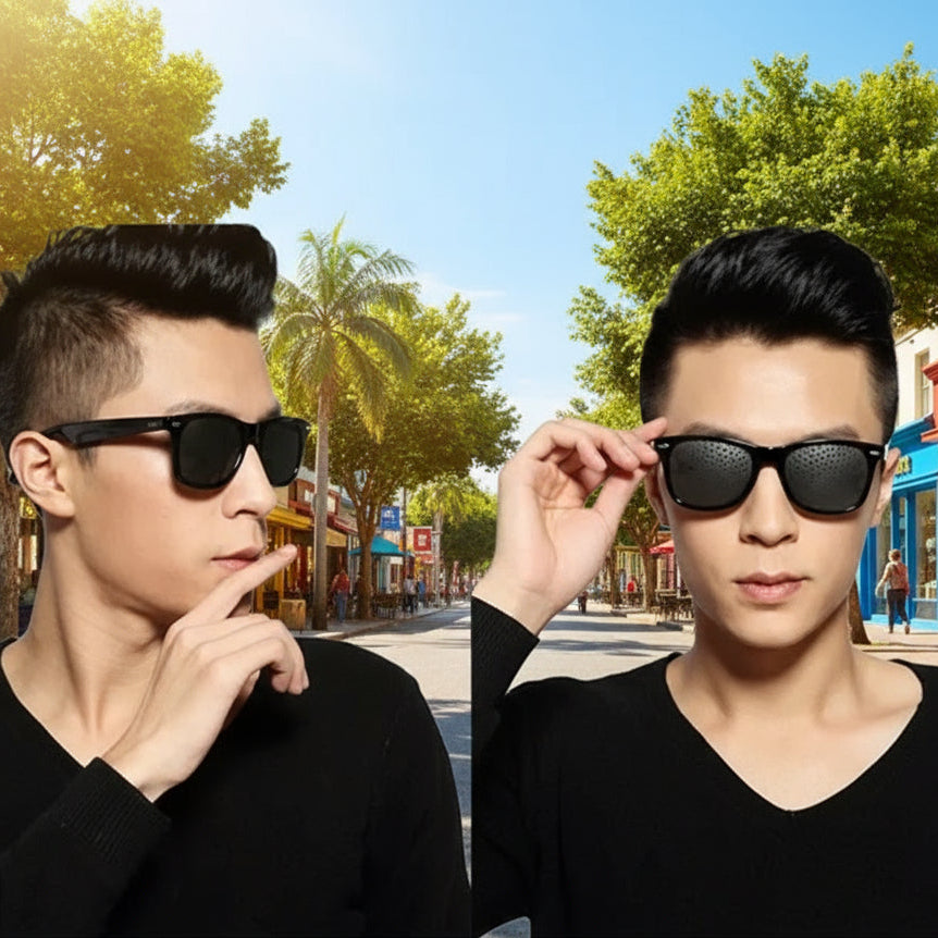 Pinhole Glasses for Eye Relaxation and Vision Exercise