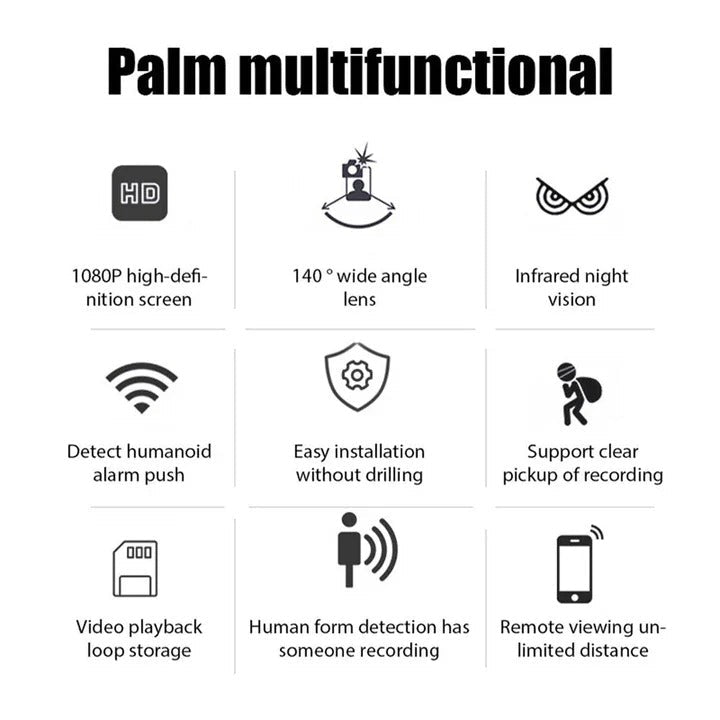 Mini WiFi Camera with Night Vision for Home Security