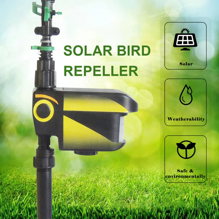 Solar Powered Motion Activated Sprinkler for Deer Repellent