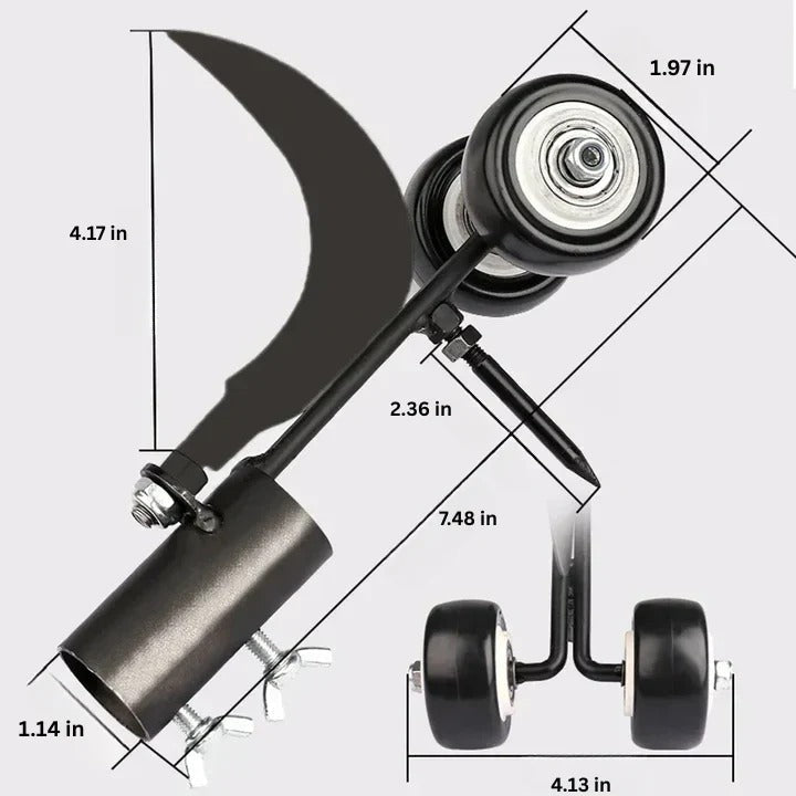 Adjustable Weed Removal for Driveway and Patio Crevices