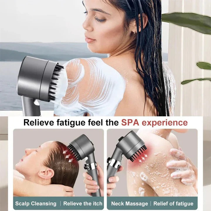 Adjustable High Pressure Showerhead with Multiple Spray Modes