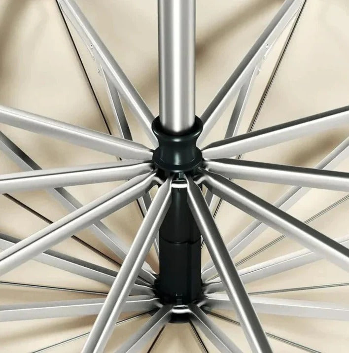 Stormproof Wind-Resistant Umbrella with Reflective Trim