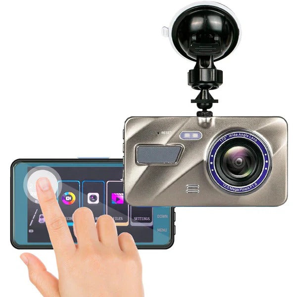 Dual Front & Rear Dash Cam with Night Vision 1080p HD
