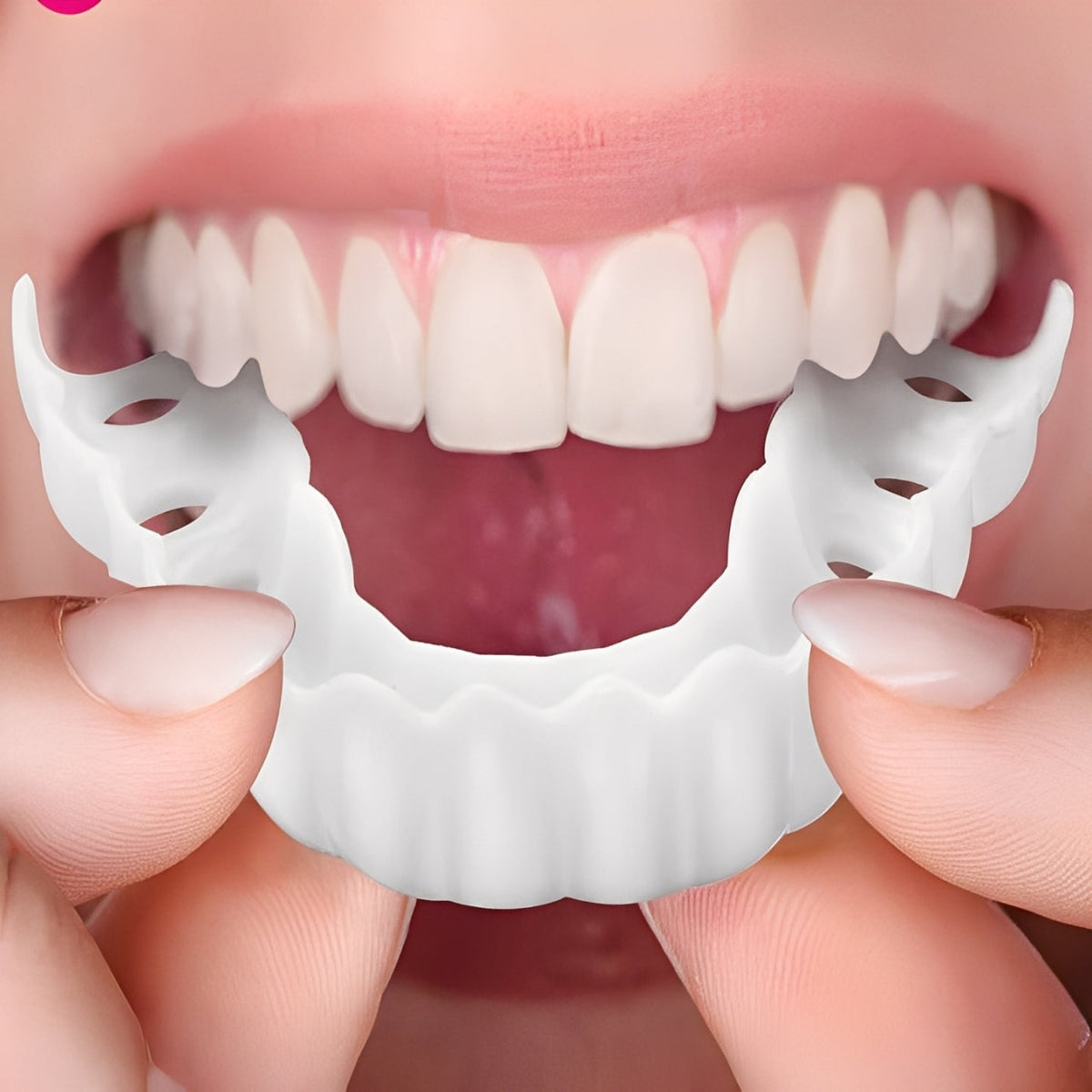 Adjustable Cosmetic Smile Veneers, Upper & Lower Set