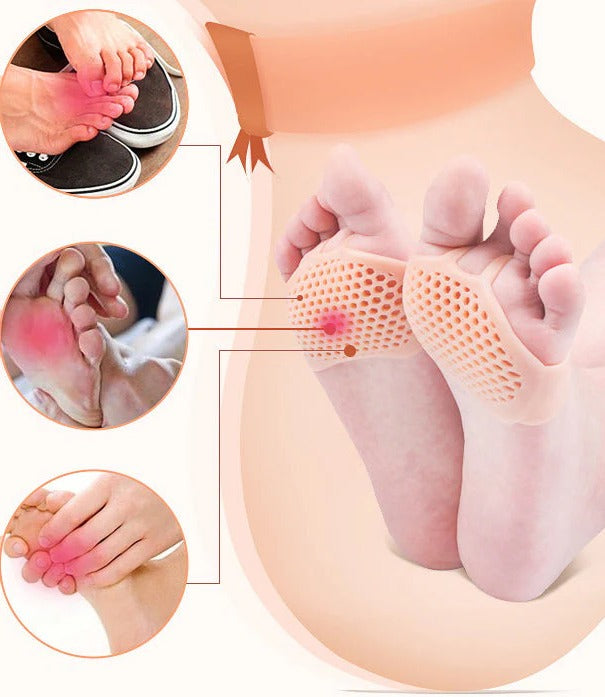 Soft Metatarsal Cushion Pads for Forefoot Support, Set of 2