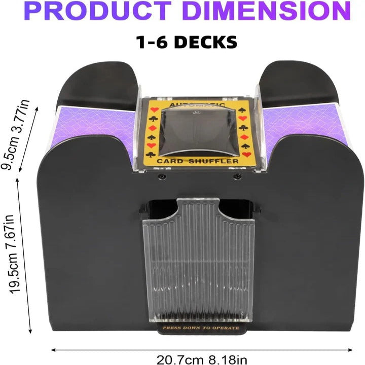 Electric Automatic Card Shuffler for Playing Cards