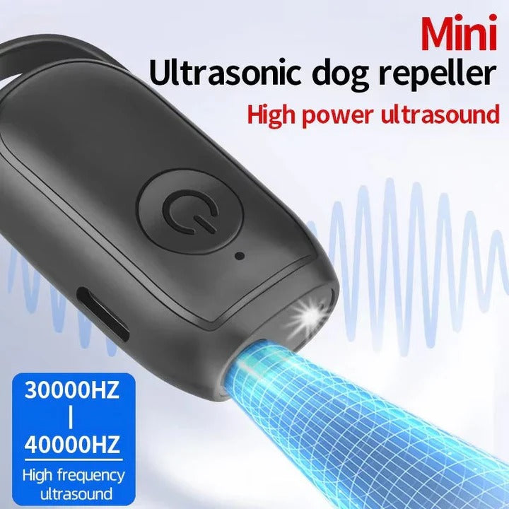 Portable Ultrasonic Dog Repellent Device for Outdoor Use