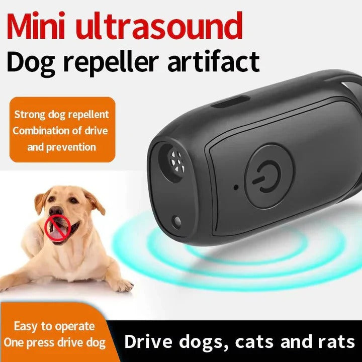 Portable Ultrasonic Dog Repellent Device for Outdoor Use