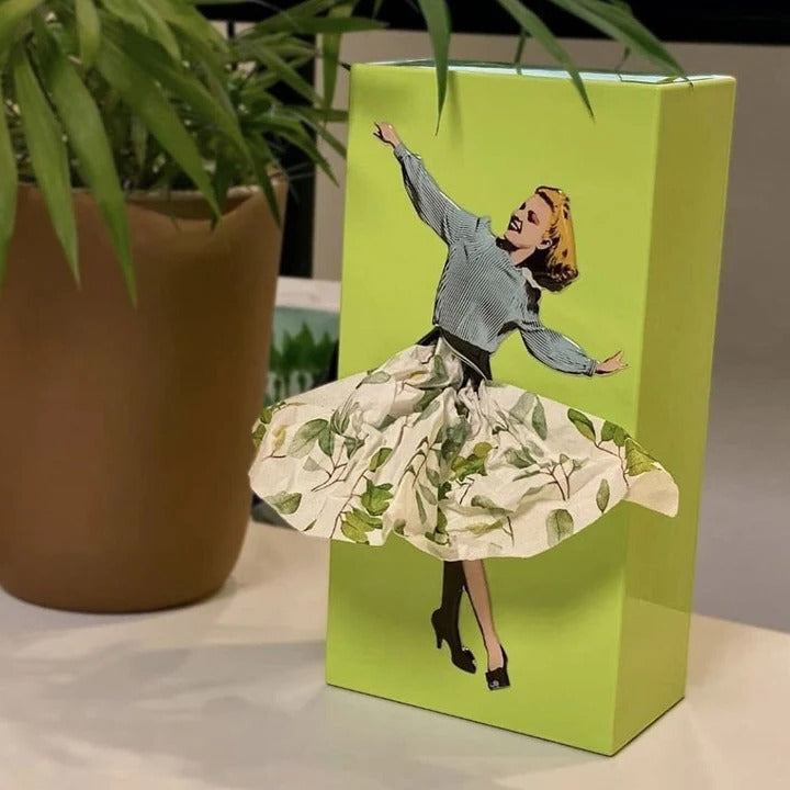 Creative Flying Skirt Tissue Holder for Living Room and Office