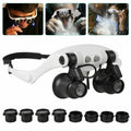 LED Headband Magnifier – Hands-Free Tool for Crafts & Jewelry