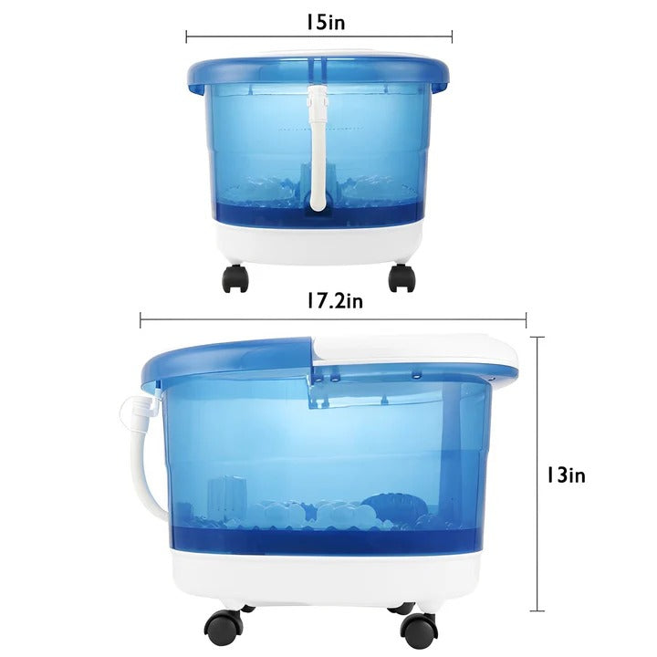 Electric Heated 500W 120V Foot Spa Bath Massager for Relaxation
