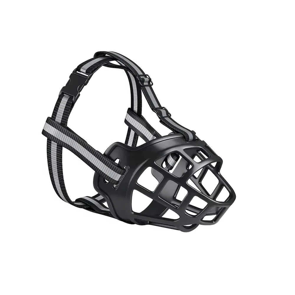 Reflective Dog Muzzle with Adjustable and Breathable Design