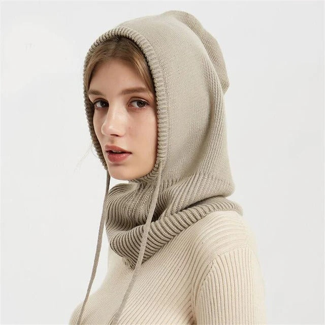 Fine Cashmere Slouchy Hat, Soft Winter Knit for Cold Weather
