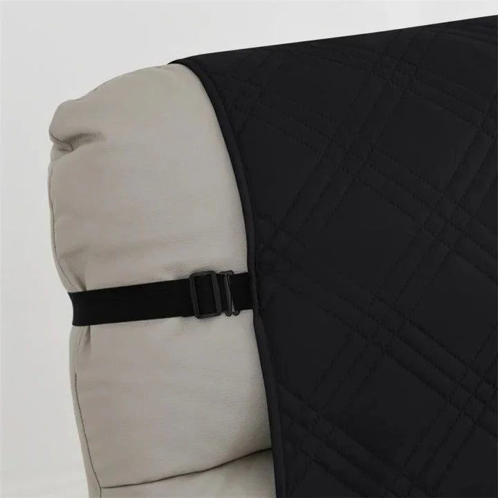 Non-Slip Waterproof Quilted Recliner Cover with Elastic Straps