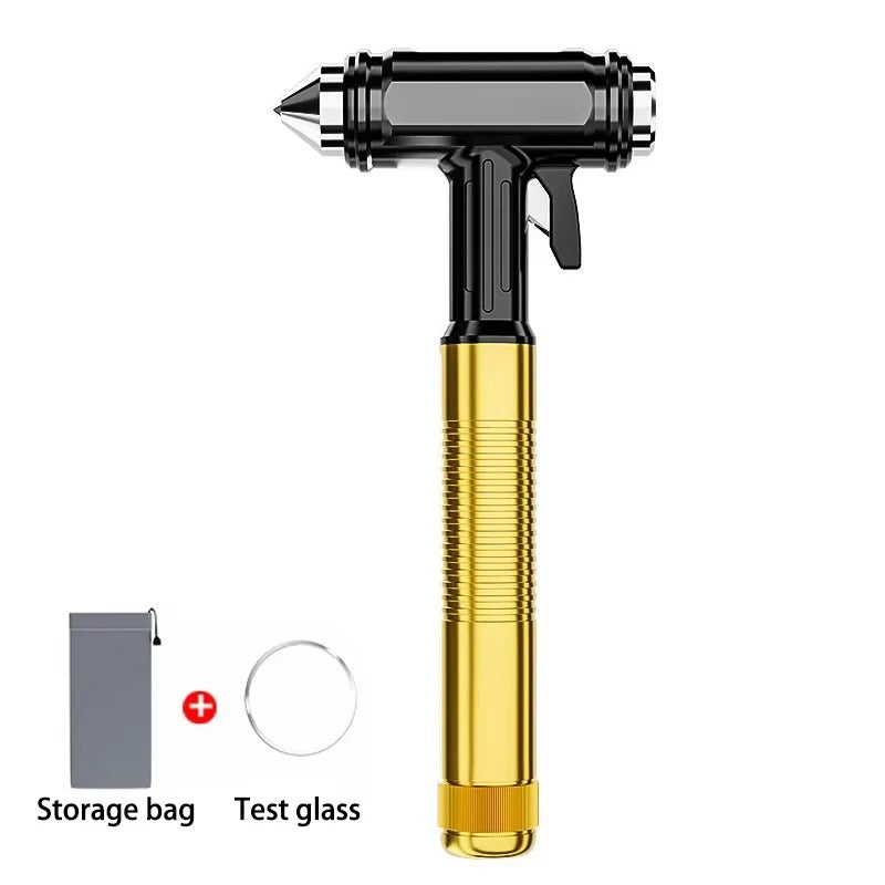 Metal Car Emergency Tool with Window Breaker and Seatbelt Cutter