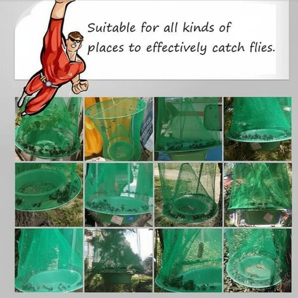 Reusable Fly Trap For Barn And Ranch Use