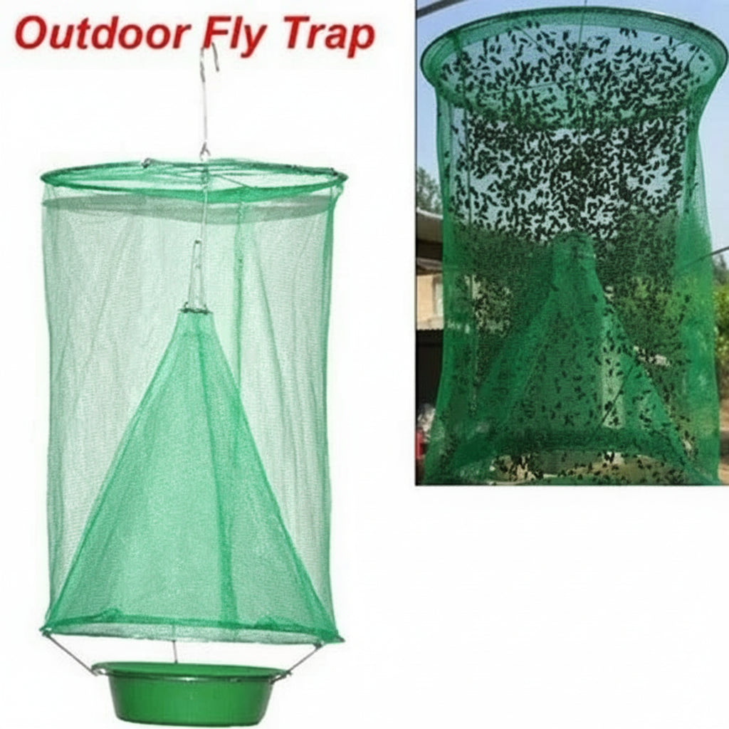 Reusable Fly Trap For Barn And Ranch Use