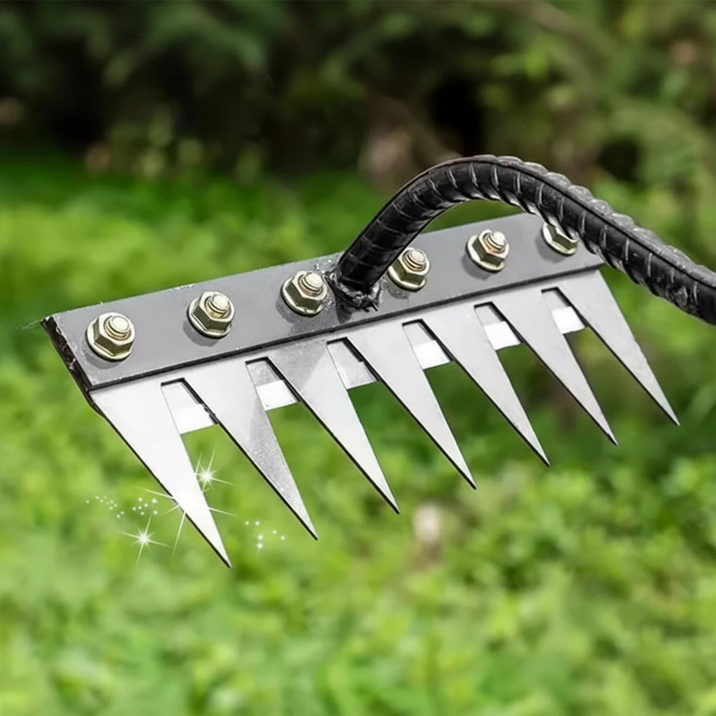 Carbon Steel Garden Weeding Rake, Hand Tool
