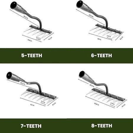 Carbon Steel Garden Weeding Rake, Hand Tool
