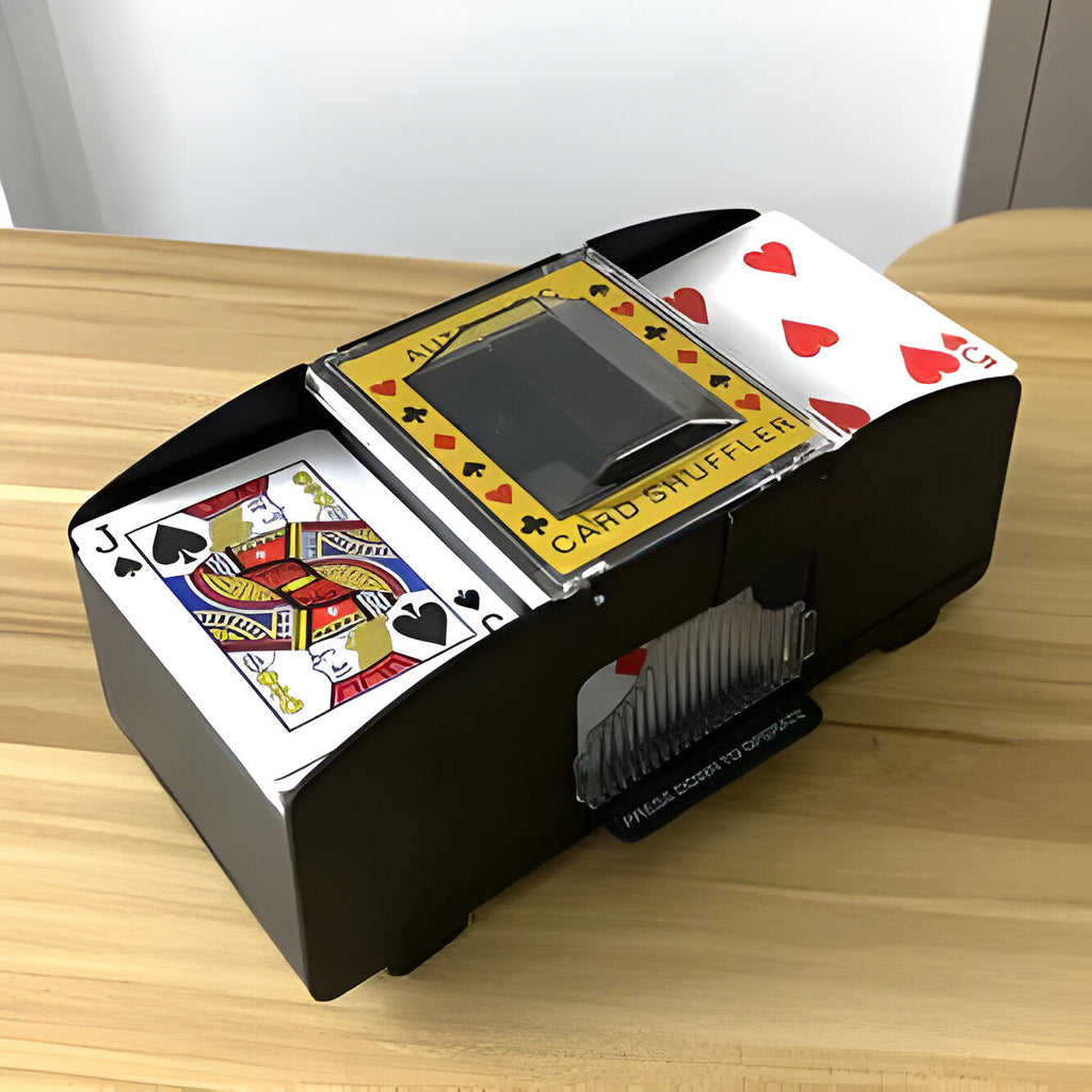 Automatic Playing Card Shuffler with 2, 4, and 6 Deck Capacity Models
